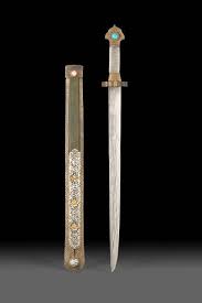 Tibetan A Sword And Scabbard 1600 1800 Artsy Tibetan Sword Art Certificate