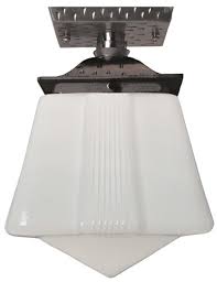 Vintage Hardware Lighting Craftsman Flush Mount Porch Light Oil Rubbed Bronze Finish 341 Ob Ep