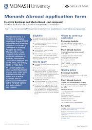 To enter monash university, students must satisfy particular academic, english language and age requirements. Https Www Ieconline De Fileadmin User Upload Hochschulstudium Universitaet Bewerbungsformulare Monash Study Abroad Appl Form 01 Pdf