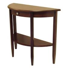 Half round small console table 60's made of rosewood. Half Moon Console Tables Accent Tables The Home Depot