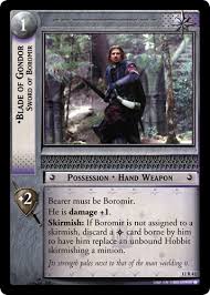 It is based on the novel that is written by the j.r.r tolkien and directed by peter jackson. Lotr Tcg Wiki Blade Of Gondor Sword Of Boromir 12r42
