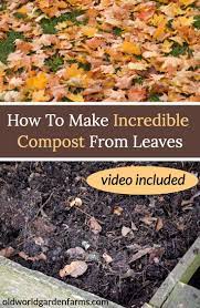 How To Make Incredible Compost From Leaves Fast Simple Easy Compost Leaf Compost How To Make Compost
