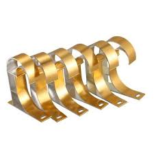 Bosdontek 40 stück vorhang clip gardinenstange 32mm vorhang clips überzug prozess vorhang ringe mit clips vorhang haken geeignet für metallstange mit durchmesser (silver). Aluminium Legierung Stange Pole Vorhang Halterung Fit Drapieren Stangen Vor O5b8 Ebay