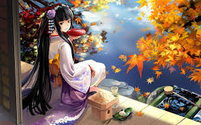 Lucifer wallpaper, anime character with wings, artwork, fantasy art. Download Wallpaper 1920x1200 Anime Girl Geisha Kimono Hd Background