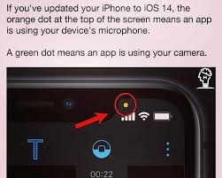 Ios 14 Green Orange Dots Explained In 2020 Orange Dots Green And Orange Dots
