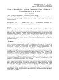 Pwd form db (rev 1/2010) subscribe to view the full document. Pdf Managing Safety At Work Issues In Construction Works In Malaysia A Proposal For Legislative Reform