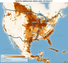 North American Cropland Intensity Historical Maps Cropland Cartography