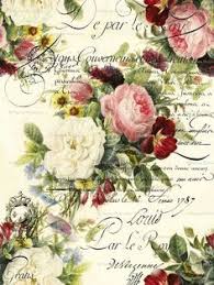 Transfer Technik Pagi Decoplage Rosenbilder Rose Illustration Blumenbilder