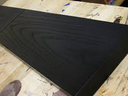 Ebonizing Ash The Easy Way For Woodworking Projects Black Wood Stain Staining Wood Diy Wood Floors