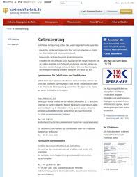 The deutsche bundesbank is the central bank of the federal republic of germany. Kreditkarte Sperren Sperr Notruf Telefonnummer 116 116