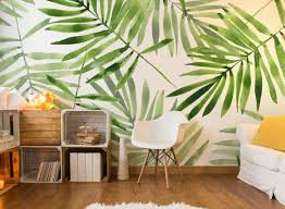 Tropical wallpaper peel and stick self adhesive palm leaf wall mural removable green plants wallpaper fresh tropical leaves wall mural. Tropical Wallpaper Get The Jungle Look Wallsauce Uk