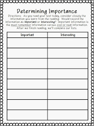 Determining Importance With The Gardner Comprehension Connection Mentor Texts School Reading Writing Instruction
