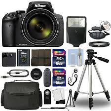 Nikon coolpix p900 digital point & shoot camera mfr: Nikon Coolpix P900 Digital Camera 83x Optical Zoom Wi Fi Black 32gb Bundle Ebay