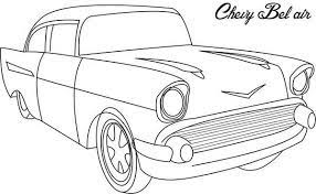 1955 classic lower rear view. Chevy Bel Air Old Car Coloring Page Coloring Sky Cars Coloring Pages Coloring Pages Chevy Bel Air