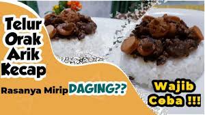 Resep Telur Orak Arik Kecap Food Make It Yourself Bikins