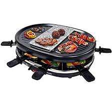 Syntrox Germany Raclette Jura Mit Grill Und Heisser Stein Fur 8 Personen Amazon De Kuche Haushalt Heisser Stein Grillen Jura