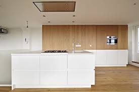 Eigen Fineer Afzuigkap Opmaat Miele Inbouwapparatuur Kookeiland Quooker Greeploos Moderne Keuken Eiken Kwartier Keuken Kastenwand Ikea Keukenblad