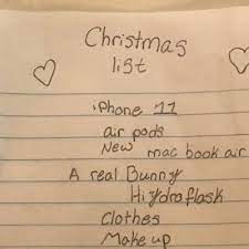 Christmas gifts for dad have a father who's difficult to shop for? 10 Year Old S Christmas List Has Her Dad In Fits Of Laughter