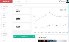 Minimal Free Html5 Admin Dashboard Template