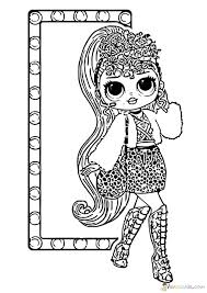 Lol surprise hairvibes кукла лол с париками. Lol Omg Coloring Pages Free Printable New Popular Dolls