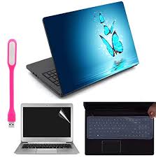 High quality and low price laptop accessories including laptop battery, laptop adapters, laptop bags, laptop keyboards and laptop lcd panel. Ramiya 4in1 Combo Accessories Kit For 14 Inch Laptops Decal Vinyl Screen Guard Silicone Keyboard Protector And Usb Light Dimensions 14 X 9 Multicolor The Point News