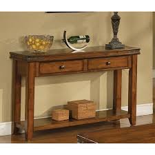 Crafted From Distressed Mango Wood And Embellished With Metal Corner Brackets This Console Table Anchors Any Farmhouse Console Table Console Table Sofa Table