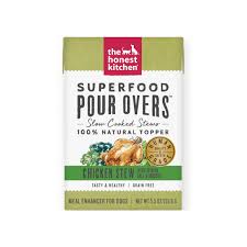 Their two flavors of grain free dehydrated cat food. Honest Kitchen Superfood Bone Broth Pour Overs And Meal Enhancer For Dogs Only Natural Pet