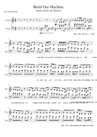 Actually i want to create cnc machine for laser or plasma. Build Our Machine Bendy And The Ink Machine Vocal Sheet Music For Piano Violin Solo Download And Print In Pdf Or Midi Free Sheet Music Musescore Com