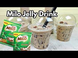 Milo Jelly Drink Sarap Summer Drink Perfect Pampalamig Ngayong Summer Youtube Summer Drinks Jelly Drinks