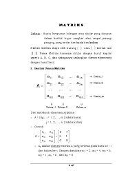 Tetapi kofaktor bisa juga kita pakai dalam mencari determinan suatu matriks. Pdf Matriks Muhammad Santoso Academia Edu