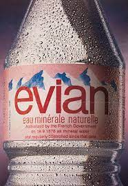 The album featured many advertisements for évian, including a logo on the cover, six full pages in the booklet, the image of a bottle of évian on cd1 and a crushed bottle of évian on cd2. The Evian Story