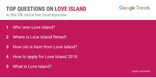 Again, the pressures of reality tv stardom were thought to. Googletrends On Twitter How To Apply For Love Island 2018 The Uk S Top Questions After The Loveisland Final On Itv Last Night
