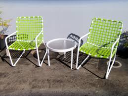 Lido Lace Chair In Lime Green On White Frames Vintage Patio Vintage Patio Furniture Patio Furniture