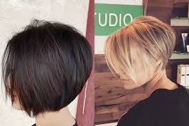 стрижка боб градуированный боб каре с пышным затылком и удлинением к лицу Strizhka Graduirovannyj Bob Na Korotkie I Srednie Volosy Foto Uhod Za Volosami