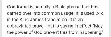 What Do You Mean By God Forbid Quora