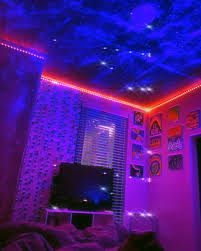 Tiktok Aesthetic Bedroom Led Lighting Bedroom Star Lights Bedroom Neon Bedroom