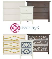Overlays Kits For Ikea Dressers Malm Hemnes 3 Drawer And Hemnes 2 Draw Easy Diy To Makeover Your Furniture Furniture Makeover Ikea Decor Ikea Furniture