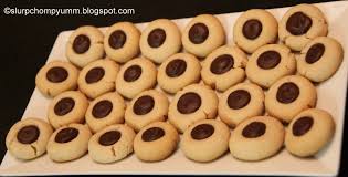 Slurp Chomp Yumm Brown Eyed Susan Cookies Chocolate Thumbprints Eggless Chocolate Cookies Cookies Recipes Christmas Fudge Cookies