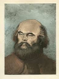 Artwork >> James Stow >> Edgar Chahine "Portrait of Paul Verlaine"  Col-Aquatint