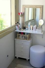Makeup Table Diy Small Spaces Corner Vanity 23 Super Ideas Small Bedroom Organization Bedroom Organization Diy Small Bedroom Diy