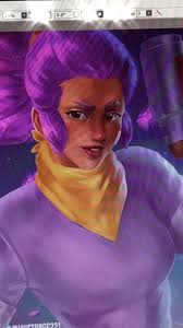 Brawl Stars Shelly in My Art Style