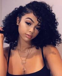 Check out these easy hairstyles for short curly hair that'll keep your curls under control while also looking stylish. Pinterest Instagram Elchocolategirl Curly Hair Styles Naturally Curly Hair Styles Virgin Hair Wigs