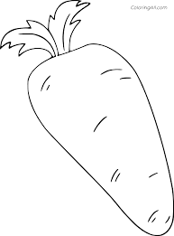 Sometimes, your lines are a little light when you create your own artwork or when you find some on the internet that you want to use. Simple Thick Carrot Coloring Page Coloringall