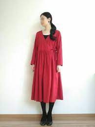 ハンドメイド カシュクールワンピース ハンドメイド洋裁ブログ yanのてづくり手帖 簡単大人服 子供服 小物の無料型紙と作り方 ワンピース ファッションアイデア カシュクール