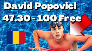 Popovici broke the 100 m freestyle junior world record twice at the 2021 european junior swimming championships. David Popovici 100m Freestyle 47 30 16 Years Old World Junior Record Youtube