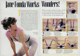 This workout is fun while providing a workout challenge, that instructs you on how you can modify the movements to increase or decrease. Movement With Kitty Jane Fonda Lady