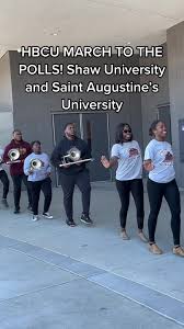 Another awesome march to the polls! Shaw and St. Aug showed up and showed  out yesterday at the polls in Wake County! Awesome turnout! Many students  became Voting MVPs by sharing voting info with their ...