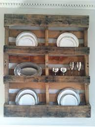 However, there are ways to can make your own built in shelves. Pallet Plate Rack With Match Convivio Plate Shelves Wooden Pallets Wooden Plate Rack