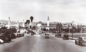 Looking North On Westwood Blvd Westwood Village Los Angeles 1937 Westwood Village Los Angeles San Luis Obispo County