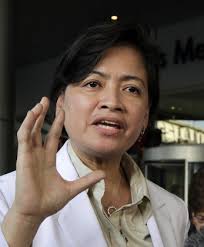 Filipino Police Officer Joel Coronel Speaks Editorial Stock Photo